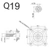 Двигатель бензиновый 4-х тактный DDE  E550-Q19 (5,5 л.с., 163 куб. см, к/вал 19,05 мм, шпонка) 792-841
