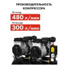 Компрессор безмасляный QUATTRO ELEMENTI PACIFIC 50-480 (480 л/мин, 50 л, 3000 Вт, 8 бар, 45.0 кг), шт