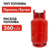 Нагреватель воздуха газовый QUATTRO ELEMENTI QE-3300Gi инфракрасный (3,3 кВт, 260 г/ч, 1,4 кг) (799-772)