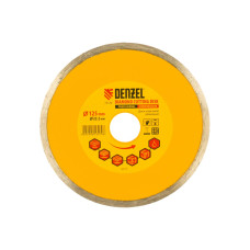 Диск алмазный отрезной сплошной (125х22.2 мм) DENZEL 73120 Диск алмазный отрезной сплошной (125х22.2 мм) DENZEL 73120