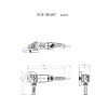  Угловая шлифмашина Metabo W 24-180 MVT 606466000 