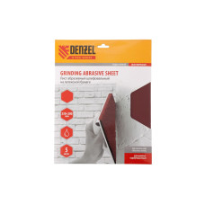 Лист шлифовальный на бумажной основе (5 шт; 230х280 мм; P 60) DENZEL 75602 Лист шлифовальный на бумажной основе (5 шт; 230х280 мм; P 60) DENZEL 75602