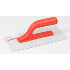 Гребёнка пластиковая для клея, 270*130мм, зуб 6х6 мм, CORTE 0302C Гребёнка пластиковая для клея, 270*130мм, зуб 6х6 мм, CORTE 0302C