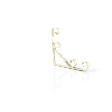 Декоративный кронштейн СИБРТЕХ 150х150 мм белый 94050