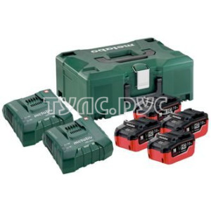Набор Basic-Set (4 аккумулятора LiHD, 18 В, 8,0 Ач+2 зарядных устройства ASC Ultra+Metaloc) Metabo 685135000