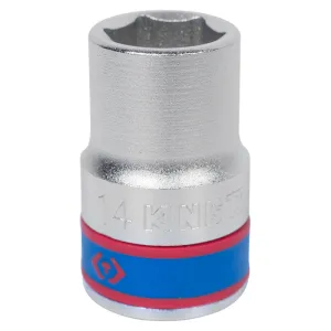 Головка торцевая стандартная шестигранная 1/2", 14 мм KING TONY 433514M