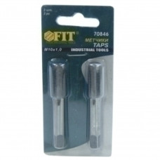Метрические метчики 6х1.0 мм 2 шт FIT IT 70843 Метрические метчики 6х1.0 мм 2 шт FIT IT 70843