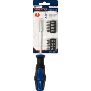 Отверточная рукоятка Ultra Grip с набором бит КОБАЛЬТ 646-676