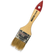 Флейцевая кисть, натуральная щетина, 55% топс, лакированная ручка, ширина 50мм МASTER COLOR 30-0013 Флейцевая кисть, натуральная щетина, 55% топс, лакированная ручка, ширина 50мм МASTER COLOR 30-0013