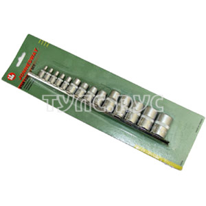 Комплект торцевых головок внешних Torx (1/4"; 3/8"; 1/2"DR Е4-Е24; 14 предметов) Jonnesway S06H414S
