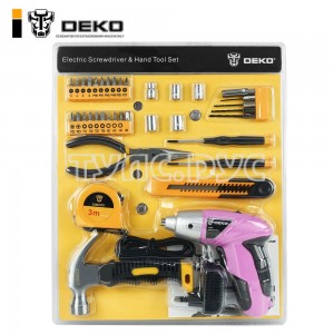 Аккумуляторная отвертка DEKO DKS4 и набор 36 Tools Kit 063-4109