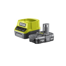 Набор Ryobi ONE+ RC18120-120 5133003368 аккумулятор (18 В; 2.0 А*ч; Li-Ion) и зарядное устройство RC18120 5133003368 Набор Ryobi ONE+ RC18120-120 5133003368 аккумулятор (18 В; 2.0 А*ч; Li-Ion) и зарядное устройство RC18120 5133003368