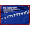 Набор комбинированных ключей, 10-32 мм, чехол из теторона, 14 предметов KING TONY 1214MRN01