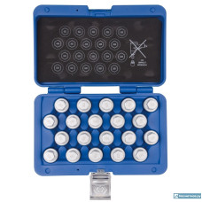 Набор насадок для монтажа/демонтажа секреток колес BMW, 20 предметов KING TONY 9BW0220 Набор насадок для монтажа/демонтажа секреток колес BMW, 20 предметов KING TONY 9BW0220