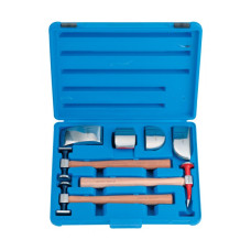 Набор рихтовочных молотков и поддержек, 7 предметов KING TONY 9CF-207 Набор рихтовочных молотков и поддержек, 7 предметов KING TONY 9CF-207