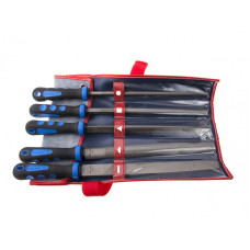 Набор напильников 250 мм, двухкомпонентные рукоятки, 5 предметов KING TONY 1015GQ Набор напильников 250 мм, двухкомпонентные рукоятки, 5 предметов KING TONY 1015GQ