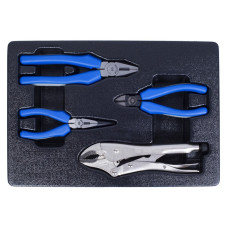 Набор пассатижей и бокорезов, ложемент, 4 предмета KING TONY 9-42144GP Набор пассатижей и бокорезов, ложемент, 4 предмета KING TONY 9-42144GP