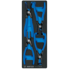 Набор съемников стопорных колец, ложемент, 4 предмета KING TONY 9-42154GPV Набор съемников стопорных колец, ложемент, 4 предмета KING TONY 9-42154GPV