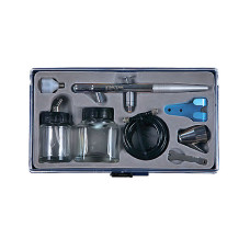 Аэрограф, сопло 0,3 мм, комплект принадлежностей, 8 предметов МАСТАК 678-108 Аэрограф, сопло 0,3 мм, комплект принадлежностей, 8 предметов МАСТАК 678-108