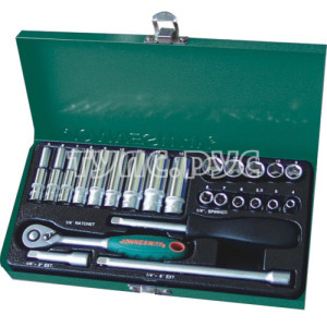 Набор торцевых головок 1/4"DR 4-13 мм Jonnesway S04H2125S