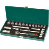 Набор торцевых головок 3/8"DR 6-22 мм Jonnesway S04H3125S