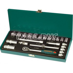 Набор торцевых головок 3/8"DR 6-22 мм Jonnesway S04H3125S
