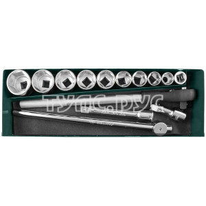 Набор торцевых головок 3/4"DR 22-50 мм Jonnesway S04H6115SA