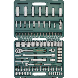Набор торцевых головок 1/4"DR 4-14 мм и 1/2"DR 10-32 мм, 94 предмета, Jonnesway S04H52494S