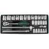 Набор торцевых головок 1/2"DR 8-34 мм Jonnesway S04H4728S