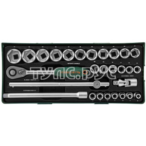 Набор торцевых головок 1/2"DR 8-34 мм Jonnesway S04H4728S
