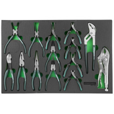 Набор шарнирно-губцевого инструмента в ложементе EVA 560х400мм 14 предметов Jonnesway P82714SV Набор шарнирно-губцевого инструмента в ложементе EVA 560х400мм 14 предметов Jonnesway P82714SV