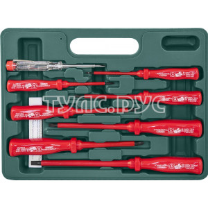 Набор диэлектрических отверток SL 0,4х2,5х85-1,2х6,5х150 и PH Jonnesway D02AP08S