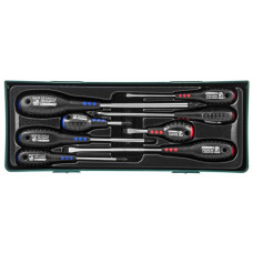 Набор шлицевых и крестовых отверток 8 шт Jonnesway FULL STAR D04PP08SP