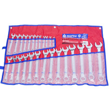 Набор комбинированных ключей, 6-32 мм, 26 предметов МАСТАК 0211-26P Набор комбинированных ключей, 6-32 мм, 26 предметов МАСТАК 0211-26P