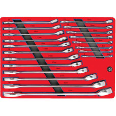 Набор комбинированных ключей, ложемент, 20 предметов МАСТАК 5-21120 Набор комбинированных ключей, ложемент, 20 предметов МАСТАК 5-21120