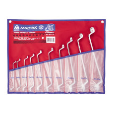 Набор накидных ключей, 6-32 мм, 10 предметов МАСТАК 0231-10P Набор накидных ключей, 6-32 мм, 10 предметов МАСТАК 0231-10P