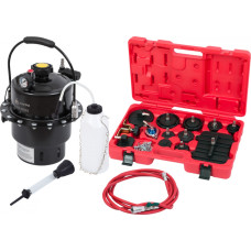 Набор приспособлений для замены тормозной жидкости, 6 л, комплект крышек адаптеров, 17 предметов МАСТАК 102-40005 Набор приспособлений для замены тормозной жидкости, 6 л, комплект крышек адаптеров, 17 предметов МАСТАК 102-40005