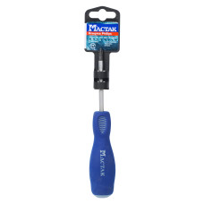 Отвертка крестовая Phillips 1 x75 мм, силовая, держатель МАСТАК 041-01752H Отвертка крестовая Phillips 1 x75 мм, силовая, держатель МАСТАК 041-01752H