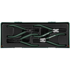 Набор щипцов для демонтажа стопорных колец 4шт Jonnesway AG010002SC Набор щипцов для демонтажа стопорных колец 4шт Jonnesway AG010002SC