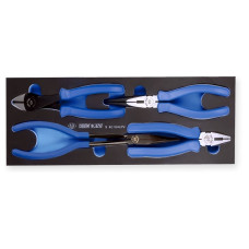 Набор пассатижей и бокорезов, ложемент, 4 предмета KING TONY 9-40104GPV Набор пассатижей и бокорезов, ложемент, 4 предмета KING TONY 9-40104GPV