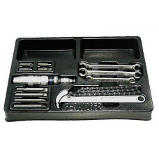 Набор разрезных ключей, ударная отвертка и съемник масляных фильтров, ложемент, 14 предметов KING TONY 9-34128FR Набор разрезных ключей, ударная отвертка и съемник масляных фильтров, ложемент, 14 предметов KING TONY 9-34128FR