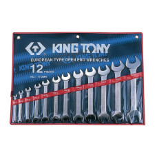 Набор рожковых ключей, 6-32 мм , чехол из теторона, 12 предметов KING TONY 1112MRN Набор рожковых ключей, 6-32 мм , чехол из теторона, 12 предметов KING TONY 1112MRN