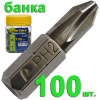 Бита отверточная PH-2 х 25мм (100шт), банка