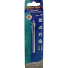 Сверло по стеклу, серия "Мастер" 6 х 72 мм, блистер Сверло по стеклу, серия "Мастер" 6 х 72 мм, блистер