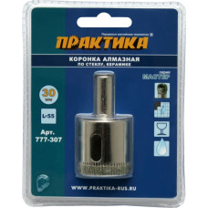 Коронка алмазная по стеклу и керамике 30 мм (1шт) блистер Коронка алмазная по стеклу и керамике 30 мм (1шт) блистер