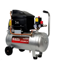 Компрессор поршневой масляный CYCLONE-24 (240 л/мин, 24л, 2л.с, 8 бар, 26кг) 770-230 Компрессор поршневой масляный CYCLONE-24 (240 л/мин, 24л, 2л.с, 8 бар, 26кг) 770-230