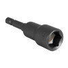 Головка торцевая магнитная 12 х 65 мм с хвостовиком HEX 1/4" (1шт), блистер 