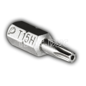 Бита отверточная Torx Tamper-15 х 25мм (2шт), блистер