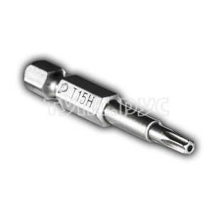 Бита отверточная Torx Tamper-15 х 50мм (2шт), блистер