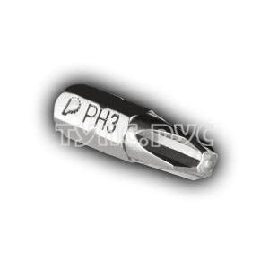 Бита отверточная PH-3 х 25мм (2шт), блистер